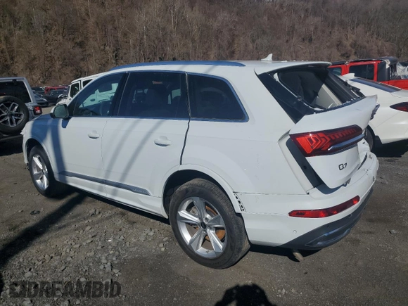 2024 Audi Q7 Premium Plus with VIN WA1LCBF75RD000760, listed as a Copart auction lot 48497635 with 16,419 mi miles and Salvage Title. Bid and sale history available at carsss.com. Image 2.