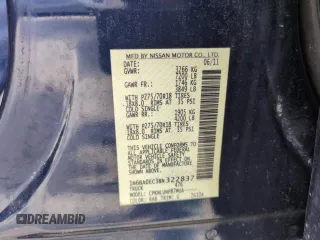 2011 Nissan Titan Pro-4X with VIN 1N6BA0EC3BN322837, listed as a Copart auction lot 60617675 with 196,657 mi miles and Salvage title. Bid and sale history available at DreamBid. Image 12.