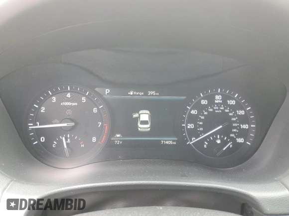 2018 Genesis G80 3.8L with VIN KMHGN4JE5JU238787, listed as a Copart auction lot 62377095 with 71,405 mi miles and Salvage title. Bid and sale history available at DreamBid. Image 9.