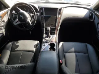 2019 Infiniti Q50 Luxe with VIN JN1EV7AR0KM552352, listed as a Copart auction lot 52812385 with 50,376 mi miles and Salvage Title. Bid and sale history available at carsss.com. Image 8.