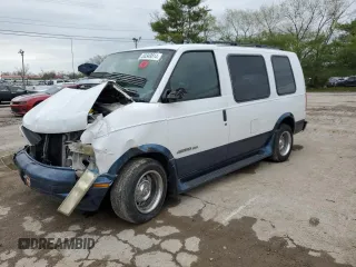 1999 Chevrolet Astro Cargo YF7 with VIN 1GBDM19W7XB150919, listed as a Copart auction lot 50349814 with 143,931 mi miles and Salvage Title. Bid and sale history available at carsss.com. Image 1.