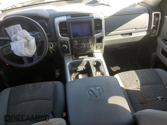2018 Ram 1500 Big Horn with VIN 1C6RR6GTXJS123544, listed as a Copart auction lot 49688655 with 43,103 mi miles and Salvage title. Bid and sale history available at DreamBid. Image 8.