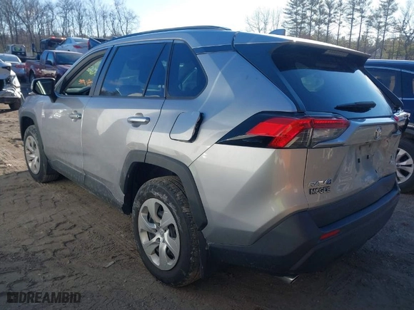 2019 Toyota RAV4 LE with VIN JTMG1RFV2KD013394, listed as a IAAI auction lot 41449622 with 64,811 mi miles. Bid and sale history available at carsss.com. Image 3.