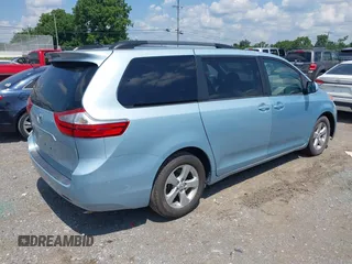 2015 Toyota Sienna LE AAS with VIN 5TDKK3DC4FS636029, listed as a IAAI auction lot 42552045 with 82,293 mi miles and . Bid and sale history available at DreamBid. Image 4.