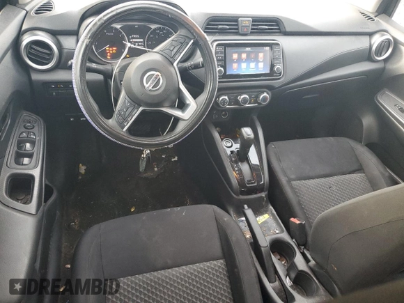 2021 Nissan Versa S with VIN 3N1CN8DV7ML821059, listed as a Copart auction lot 62263455 with 124,444 mi miles and Clean title. Bid and sale history available at DreamBid. Image 8.