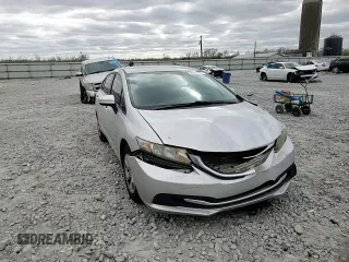 2015 Honda Civic Sedan LX with VIN 19XFB2F56FE035810, listed as a Copart auction lot 50089945 with 143,039 mi miles and Salvage Title. Bid and sale history available at carsss.com. Image 10.