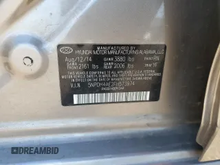 2015 Hyundai Elantra SE z VIN 5NPDH4AE2FH573974, wystawiony jako Copart lot #55944695 z przebiegiem Nie podano mil oraz Szkoda całkowita • Salvage title. Historia ofert i sprzedaży dostępna na DreamBid. Obrazek 13.