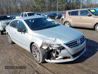 2012 Volkswagen CC Sport with VIN WVWMN7AN3CE506483, listed as a IAAI auction lot 41401237 with 135,296 mi miles. Bid and sale history available at carsss.com. Image 1.