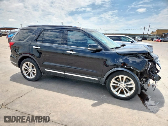 2018 Ford Explorer Limited with VIN 1FM5K7FH3JGB17047, listed as a Copart auction lot 58846805 with 79,862 mi miles and Salvage title. Bid and sale history available at DreamBid. Image 4.