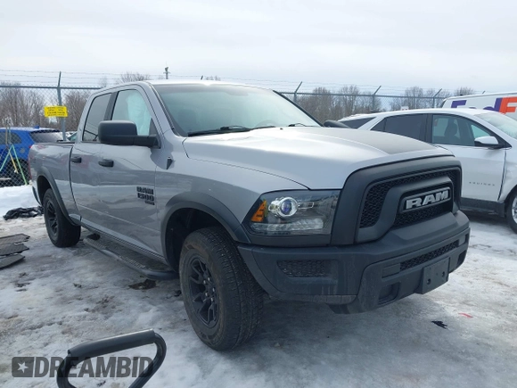 2021 Ram 1500 Classic Warlock with VIN 1C6RR7GG0MS556917, listed as a IAAI auction lot 41609028 with 64,175 mi miles. Bid and sale history available at carsss.com. Image 1.