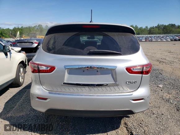 2014 Infiniti QX60 with VIN 5N1AL0MM0EC535839, listed as a Copart auction lot 57751165 with 121,672 mi miles and Salvage title. Bid and sale history available at DreamBid. Image 6.