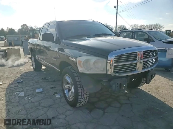 2008 Dodge 1500 SLT with VIN 1D7HA18238S502938, listed as a Copart auction lot 81977804 with 178,858 mi miles and Salvage Title. Bid and sale history available at DreamBid. Image 10.