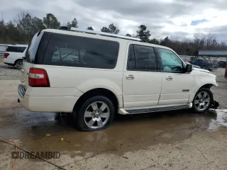 2007 Ford Expedition Max Limited with VIN 1FMFK19547LA47335, listed as a Copart auction lot 89182295 with 279,499 mi miles and Salvage title. Bid and sale history available at DreamBid. Image 3.