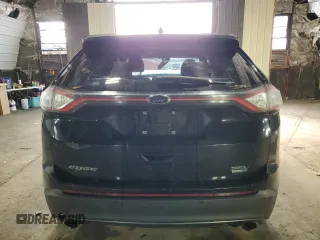 2018 Ford Edge SEL with VIN 2FMPK4J95JBB02371, listed as a Copart auction lot 50454135 with 128,576 mi miles and Salvage Title. Bid and sale history available at carsss.com. Image 6.