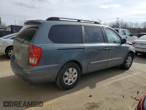 2007 Hyundai Entourage GLS z VIN KNDMC233X76043374, wystawiony jako Copart lot #47370275 z przebiegiem 147 820 mil mil oraz Szkody całkowita. Historia ofert i sprzedaży dostępna na DreamBid. Obrazek 3.