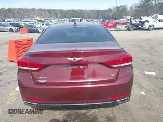 2015 Hyundai Genesis 3.8L with VIN KMHGN4JE0FU043557, listed as a IAAI auction lot 41599737 with 97,815 mi miles. Bid and sale history available at carsss.com. Image 17.