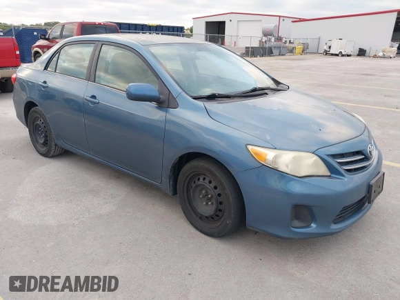 2013 Toyota Corolla L with VIN 5YFBU4EE9DP207345, listed as a IAAI auction lot 42058865 with 216,572 mi miles and . Bid and sale history available at DreamBid. Image 1.
