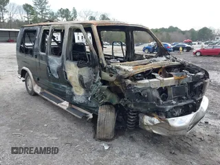 1999 Ford Econoline Cargo with VIN 1FDRE14W8XHB48532, listed as a IAAI auction lot 41513497 with Not Provided miles. Bid and sale history available at carsss.com. Image 1.