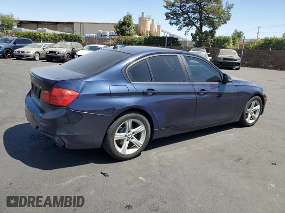 2013 BMW 3 Series 328i with VIN WBA3A5C52DF353760, listed as a Copart auction lot 62737045 with 129,354 mi miles and Salvage title. Bid and sale history available at DreamBid. Image 3.