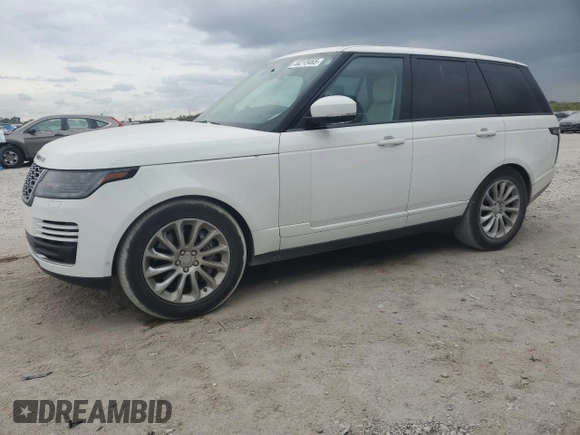 2018 Land Rover Range Rover with VIN SALGS2REXJA500285, listed as a Copart auction lot 46213465 with 44,603 mi miles and Salvage title. Bid and sale history available at DreamBid. Image 1.