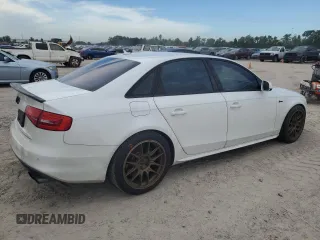 2015 Audi S4 Prestige with VIN WAUKGAFLXFA009493, listed as a Copart auction lot 69283674 with 96,559 mi miles and Salvage Title. Bid and sale history available at carsss.com. Image 3.