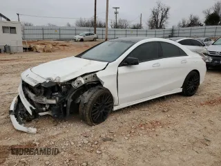 2019 Mercedes-Benz CLA with VIN WDDSJ4GB6KN723996, listed as a Copart auction lot 44247745 with 55,775 mi miles and Salvage Title. Bid and sale history available at carsss.com. Image 1.