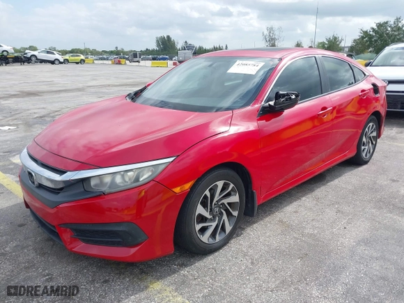 2017 Honda Civic Sedan EX with VIN 2HGFC2F78HH552372, listed as a IAAI auction lot 42085784 with 93,666 mi miles. Bid and sale history available at carsss.com. Image 17.