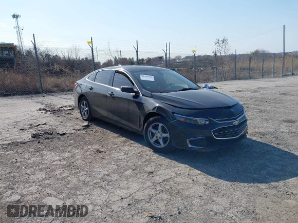 2016 Chevrolet Malibu LS z VIN 1G1ZB5STXGF172283, wystawiony jako IAAI lot #41785710 z przebiegiem 93 076 mil mil oraz . Historia ofert i sprzedaży dostępna na DreamBid. Obrazek 1.
