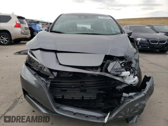 2025 Nissan LEAF S with VIN 1N4AZ1BV0SC561170, listed as a Copart auction lot 81486054 with 1,434 mi miles and Salvage Title. Bid and sale history available at carsss.com. Image 5.