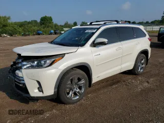 2019 Toyota Highlander Hybrid Limited with VIN 5TDDGRFH2KS071859, listed as a Copart auction lot 63679845 with 56,709 mi miles and Salvage title. Bid and sale history available at DreamBid. Image 1.