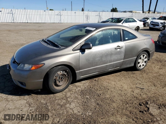 2008 Honda Civic Cpe LX with VIN 2HGFG12638H537645, listed as a Copart auction lot 46707725 with 149,387 mi miles and Clean Title. Bid and sale history available at carsss.com. Image 1.