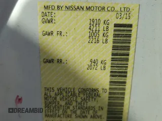 2015 Nissan Altima 2.5 S with VIN 1N4AL3AP0FN404121, listed as a Copart auction lot 88712545 with 165,575 mi miles and Salvage Title. Bid and sale history available at carsss.com. Image 14.
