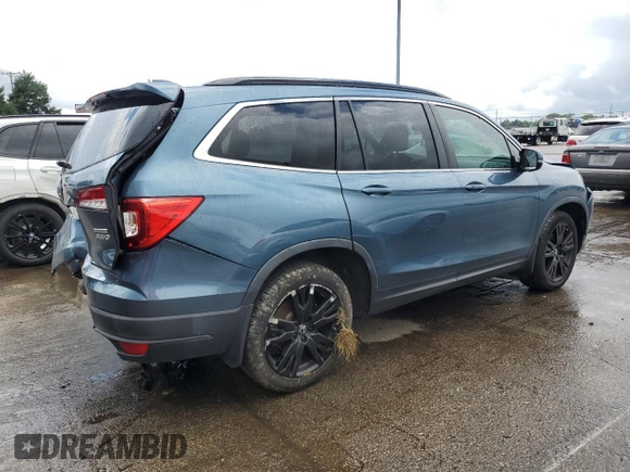 2021 Honda Pilot Special Edition with VIN 5FNYF6H23MB006912, listed as a Copart auction lot 65353295 with 79,254 mi miles and Salvage title. Bid and sale history available at DreamBid. Image 3.