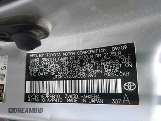 2010 Toyota Prius II z VIN JTDKN3DU2A0061893, wystawiony jako IAAI lot #42248600 z przebiegiem 237 041 mil mil oraz . Historia ofert i sprzedaży dostępna na DreamBid. Obrazek 9.