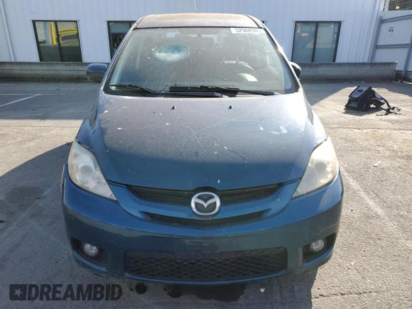 2007 Mazda 5 Touring with VIN JM1CR29L370135026, listed as a Copart auction lot 52968945 with 166,442 mi miles and Salvage Title. Bid and sale history available at carsss.com. Image 5.