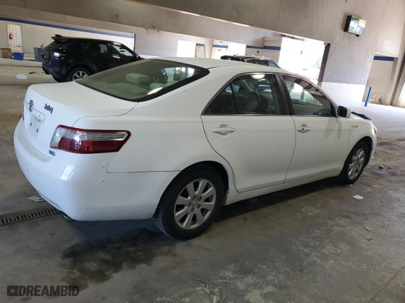2007 Toyota Camry Hybrid with VIN JTNBB46K073006694, listed as a Copart auction lot 52389155 with 255,603 mi miles and Clean Title. Bid and sale history available at carsss.com. Image 3.