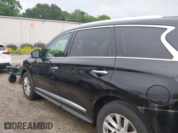 2015 Infiniti QX60 with VIN 5N1AL0MMXFC553802, listed as a IAAI auction lot 42703137 with 168,685 mi miles and . Bid and sale history available at DreamBid. Image 14.