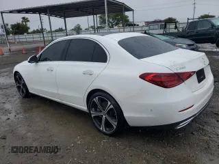 2024 Mercedes-Benz C 300 with VIN W1KAF4GB8RR213116, listed as a Copart auction lot 50662345 with 2,256 mi miles and Salvage Title. Bid and sale history available at DreamBid. Image 2.