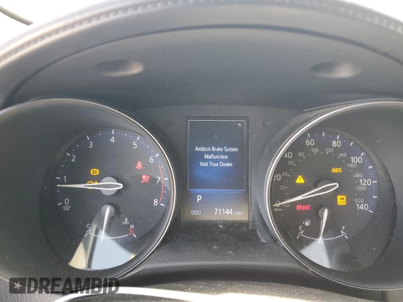 2018 Toyota C-HR XLE z VIN NMTKHMBX7JR052600, wystawiony jako Copart lot #58599785 z przebiegiem 71 144 mil mil oraz Szkoda całkowita • Salvage title. Historia ofert i sprzedaży dostępna na DreamBid. Obrazek 9.