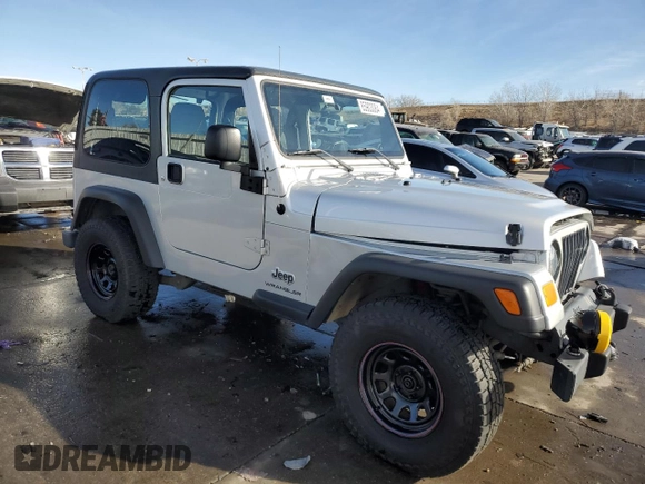 2006 Jeep Wrangler SE with VIN 1J4FA29S76P781617, listed as a Copart auction lot 85903084 with Not Provided miles and Salvage Title. Bid and sale history available at carsss.com. Image 4.