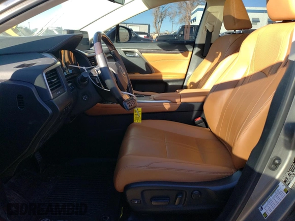 2022 Lexus RX with VIN 2T2JZMAA7NC257707, listed as a Copart auction lot 83791524 with 31,965 mi miles and Salvage Title. Bid and sale history available at carsss.com. Image 7.
