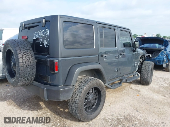 2017 Jeep Wrangler Unlimited Sport с VIN 1C4BJWDG8HL682622, выставлен на аукционе IAAI как лот 42117057 с пробегом 73 507 миль миль и . История ставок и продаж доступна на DreamBid. Изображение 4.