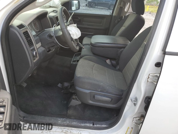 2012 Ram 1500 Tradesman with VIN 1C6RD6KP0CS155351, listed as a Copart auction lot 52784315 with 164,260 mi miles and Salvage title. Bid and sale history available at DreamBid. Image 7.