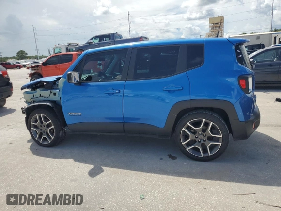 2020 Jeep Renegade Sport with VIN ZACNJAAB8LPM06726, listed as a Copart auction lot 62540725 with 57,178 mi miles and Salvage title. Bid and sale history available at DreamBid. Image 2.