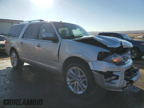 2017 Ford Expedition Max Platinum with VIN 1FMJK1MT8HEA21889, listed as a Copart auction lot 88487585 with 176,796 mi miles and Salvage title. Bid and sale history available at DreamBid. Image 4.