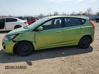 2012 Hyundai Accent GS z VIN KMHCT5AE6CU014456, wystawiony jako Copart lot #53465415 z przebiegiem 142 169 mil mil oraz Czysty tytuł • Clean title. Historia ofert i sprzedaży dostępna na DreamBid. Obrazek 1.