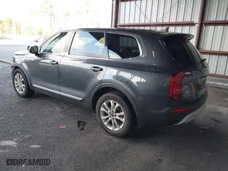 2020 Kia Telluride LX with VIN 5XYP2DHC4LG012987, listed as a IAAI auction lot 41061331 with 93,414 mi miles. Bid and sale history available at carsss.com. Image 3.