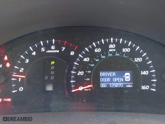 2011 Toyota Camry LE with VIN 4T1BK3EK6BU614539, listed as a IAAI auction lot 41874492 with 129,870 mi miles. Bid and sale history available at carsss.com. Image 7.