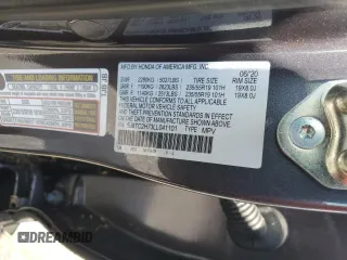 2020 Acura RDX w/Advance Pkg with VIN 5J8TC2H73LL041101, listed as a Copart auction lot 67261674 with 0 mi miles and Non Repairable. Bid and sale history available at carsss.com. Image 14.