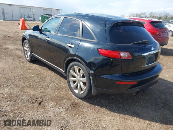2003 Infiniti FX w/Options with VIN JNRBS08W93X403210, listed as a IAAI auction lot 42119798 with 194,449 mi miles. Bid and sale history available at carsss.com. Image 3.